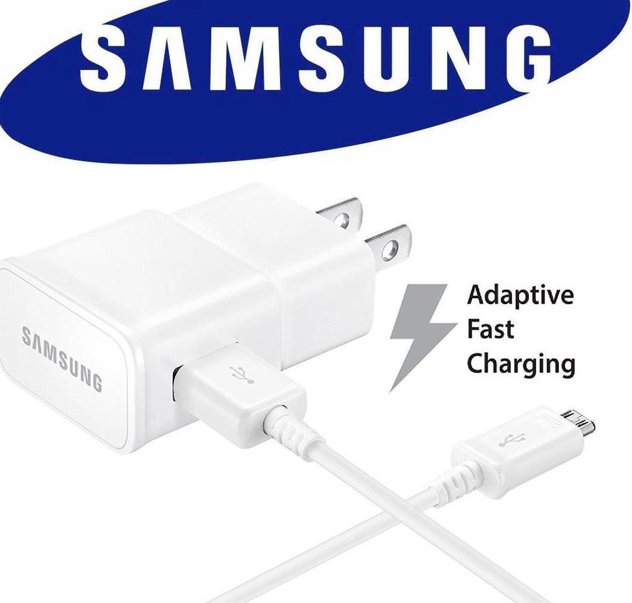 Samsung Fast Charger EP-TA20JWE & Micro USB Cable - White