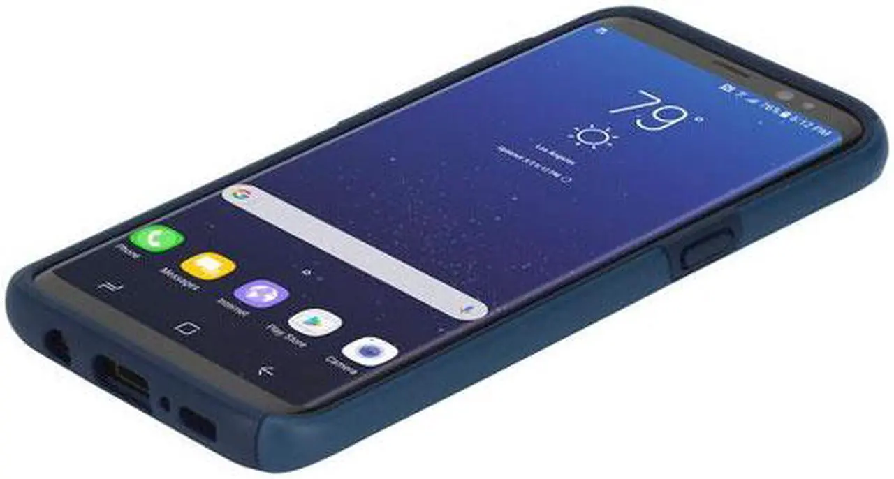 Alt view image 12 of 13 - Incipio DualPro Deep Navy Case for Galaxy S8+ SAMCS15752