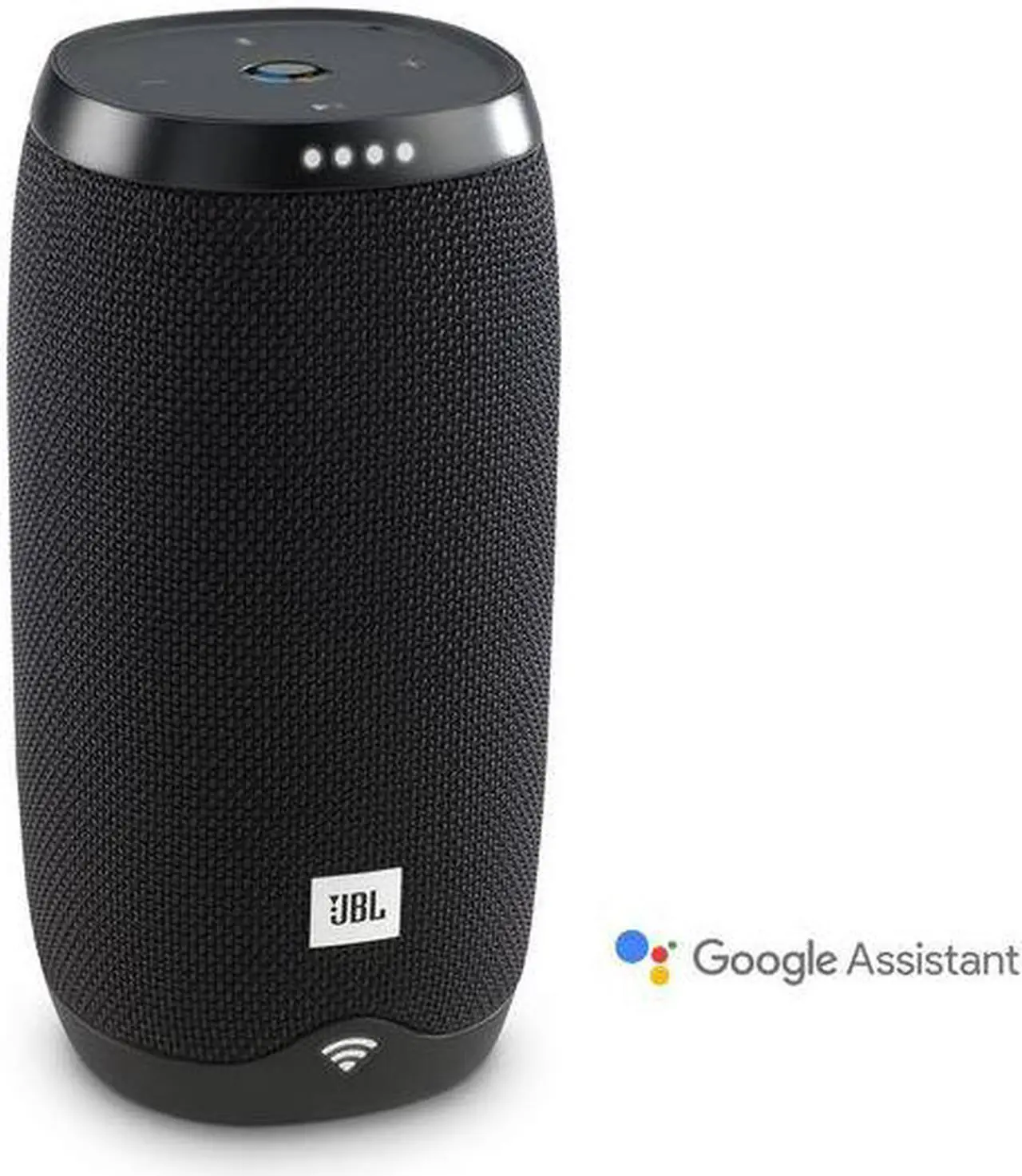 Alt view image 12 of 20 - JBL Link 10 Smart Voice-Activated Portable Wireless Bluetooth Speaker with Google Assistant, IPX7 Waterproof, Black