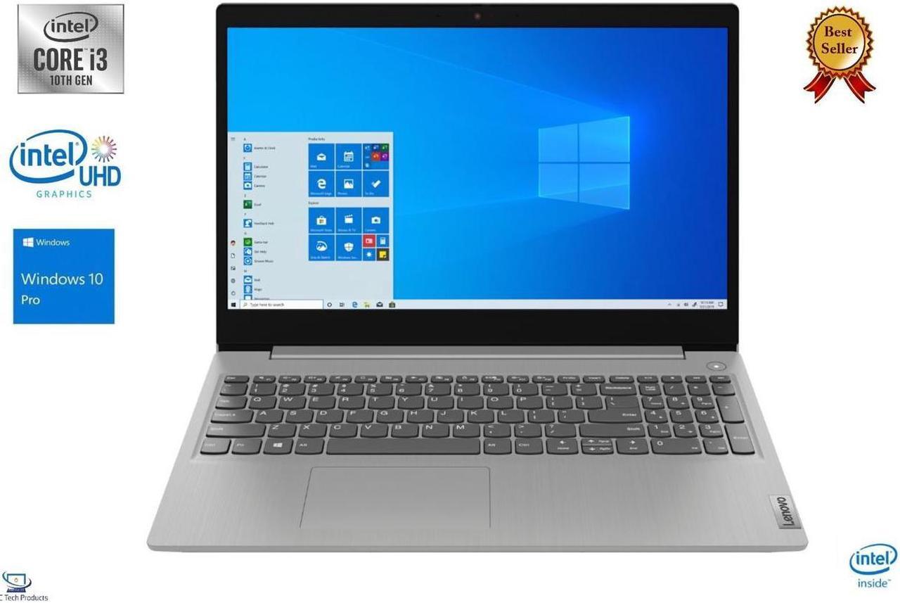 Main image of Lenovo IdeaPad 3 15.6" HD touch IPS Notebook,10th Gen Intel Core i3-1005G1 Processor,8GB DDR4 RAM,1TB SSD,Intel UHD Graphics,WiFi-AC,Bluetooth,HDMI,USB, Windows 10 Pro