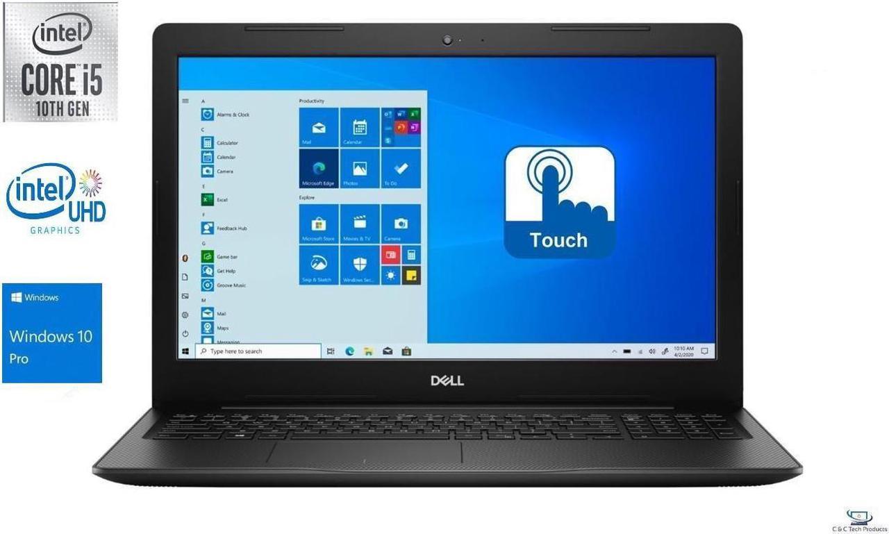 Dell Inspiron 15.6" Full HD TouchScreen Laptop,10th Gen Intel Core i5-1035G1,32GB DDR4,256GB SSD Plus 1TB HDD,Intel UHD Graphics,Wifi-AC,Bluetooth,HDMI, USB, Windows 10 Pro