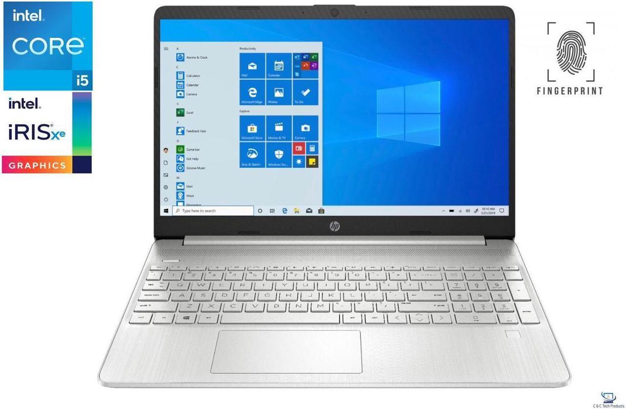 HP 15.6" Full HD IPS LED Notebook,11th Gen Intel Core i5-1135G7 Quad-Core Processor,32GB DDR4 RAM,512GB SSD,Intel Iris Xe Graphics,Wifi-AC,Bluetooth,USB,HDMI, Windows 11 Pro