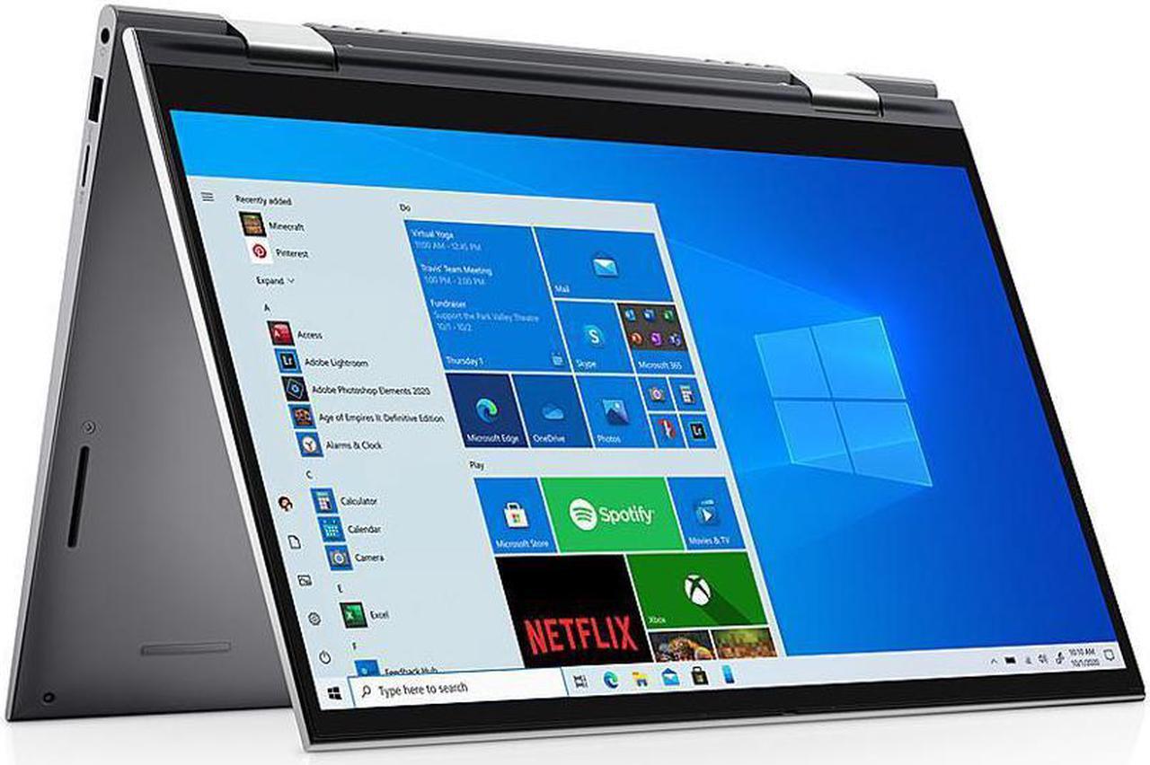 Alt view image 5 of 7 - Dell Inspiron 5410 14" Full HD 2-in-1 Touchscreen Notebook, 11th Generation Intel Core i7-1195G7,8GB DDR4 RAM,2TB SSD, Intel Iris Xe Graphics,Wifi 802.11AX,Bluetooth,HD Webcam,HDMI,Windows 11 Pro
