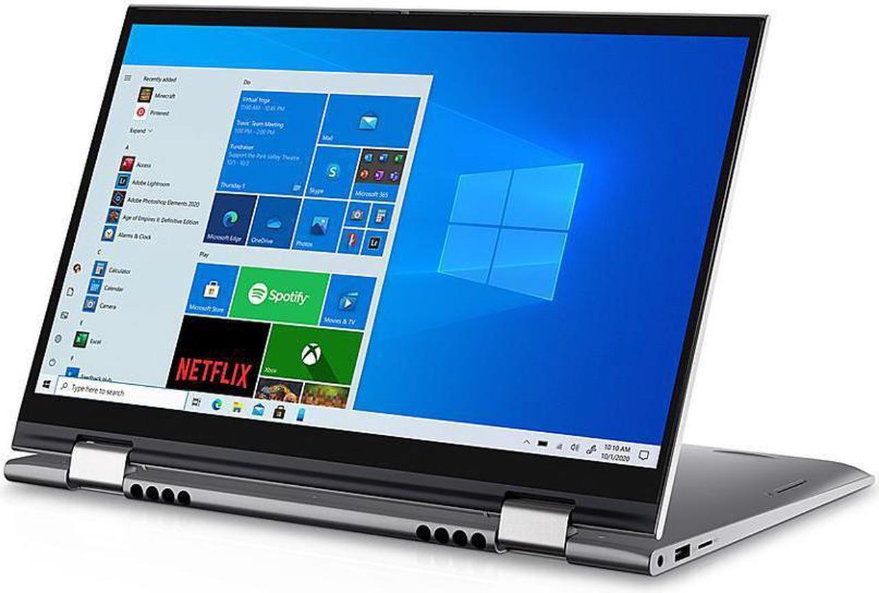 Alt view image 6 of 7 - Dell Inspiron 5410 14" Full HD 2-in-1 Touchscreen Notebook, 11th Generation Intel Core i7-1195G7,8GB DDR4 RAM,2TB SSD, Intel Iris Xe Graphics,Wifi 802.11AX,Bluetooth,HD Webcam,HDMI,Windows 11 Pro