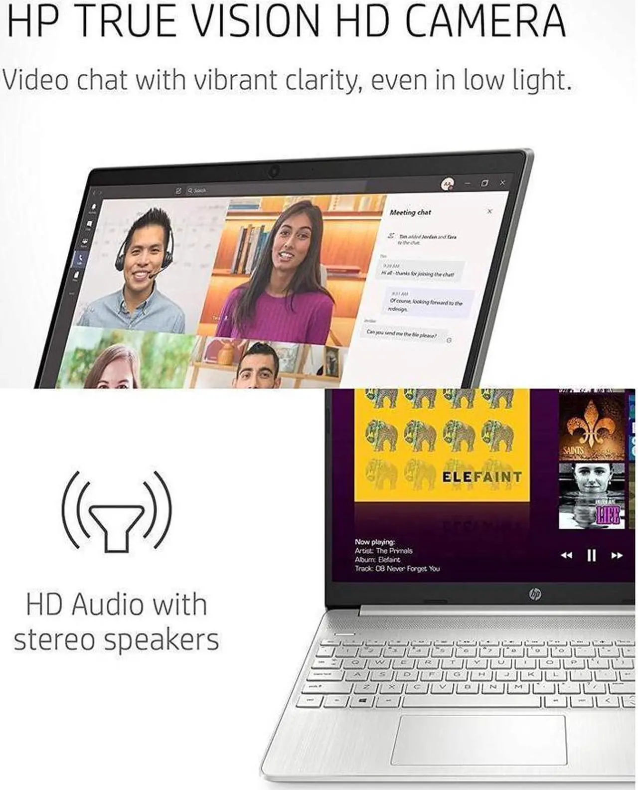 Alt view image 3 of 5 - New HP 15.6" Full HD (1920x1080) TouchScreen Laptop, 11th Gen Intel Core i7-1165G7 Processor, 8GB DDR4 RAM, 2TB SSD, Intel Iris Xe Graphics, Wifi-AC, Bluetooth,HDMI,USB, Windows 11 Pro