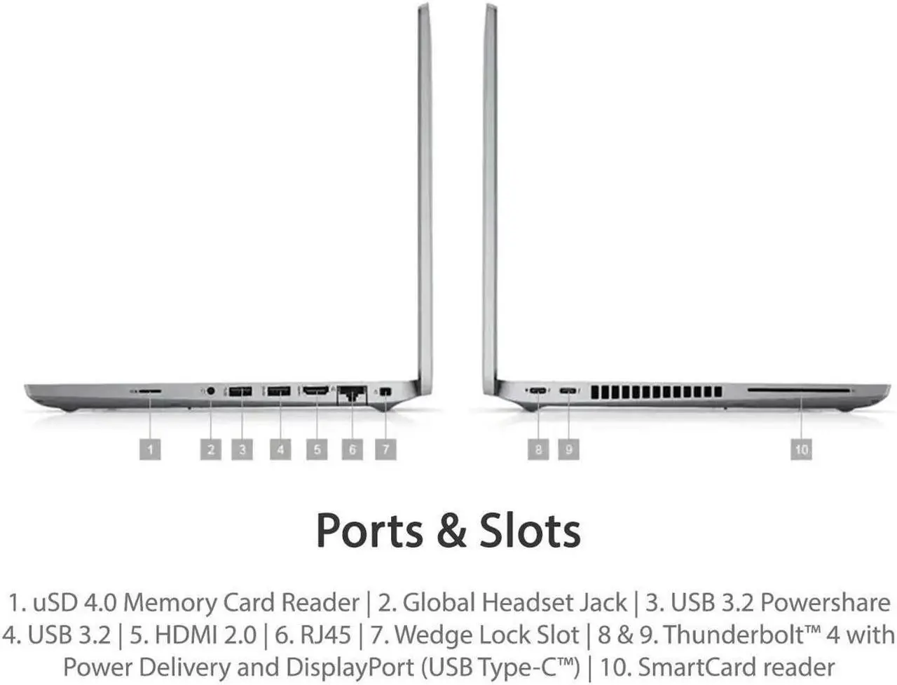 Alt view image 2 of 5 - Dell Latitude 5420 14" Full HD Laptop,11th Gen Intel Core i5-1145G7 Vpro Processor,16GB DDR4,256GB SSD,Intel Iris Xe Graphics,Wifi-AX,Bluetooth,HDMI,ThunderBolt,Smart Card Reader,Windows 10 Pro