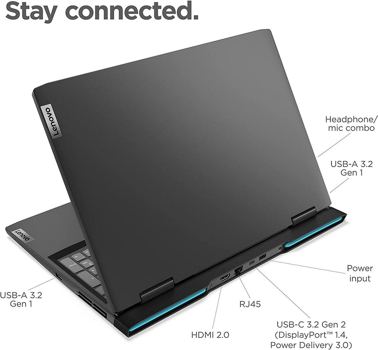 Alt view image 2 of 4 - Lenovo IdeaPad 3 15.6" Full HD IPS 120Hz Gaming Laptop,12th Gen Intel Core i7-12700H 14-Core Processor,32GB DDR4 RAM,2TB SSD,4GB NVIDIA GeForce RTX 3050 Ti,Wifi-AX,Bluetooth,Windows 11 Home