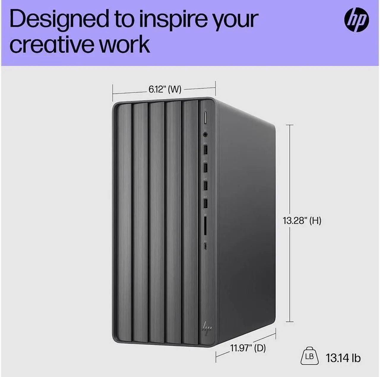 Alt view image 4 of 4 - HP ENVY Desktop, 13th Gen Intel Core i7-13700 16-Core Processor, 32GB DDR4,2TB Solid State Drive, Wifi,BlueTooth, Dual Monitor Capable, Windows 11 Pro