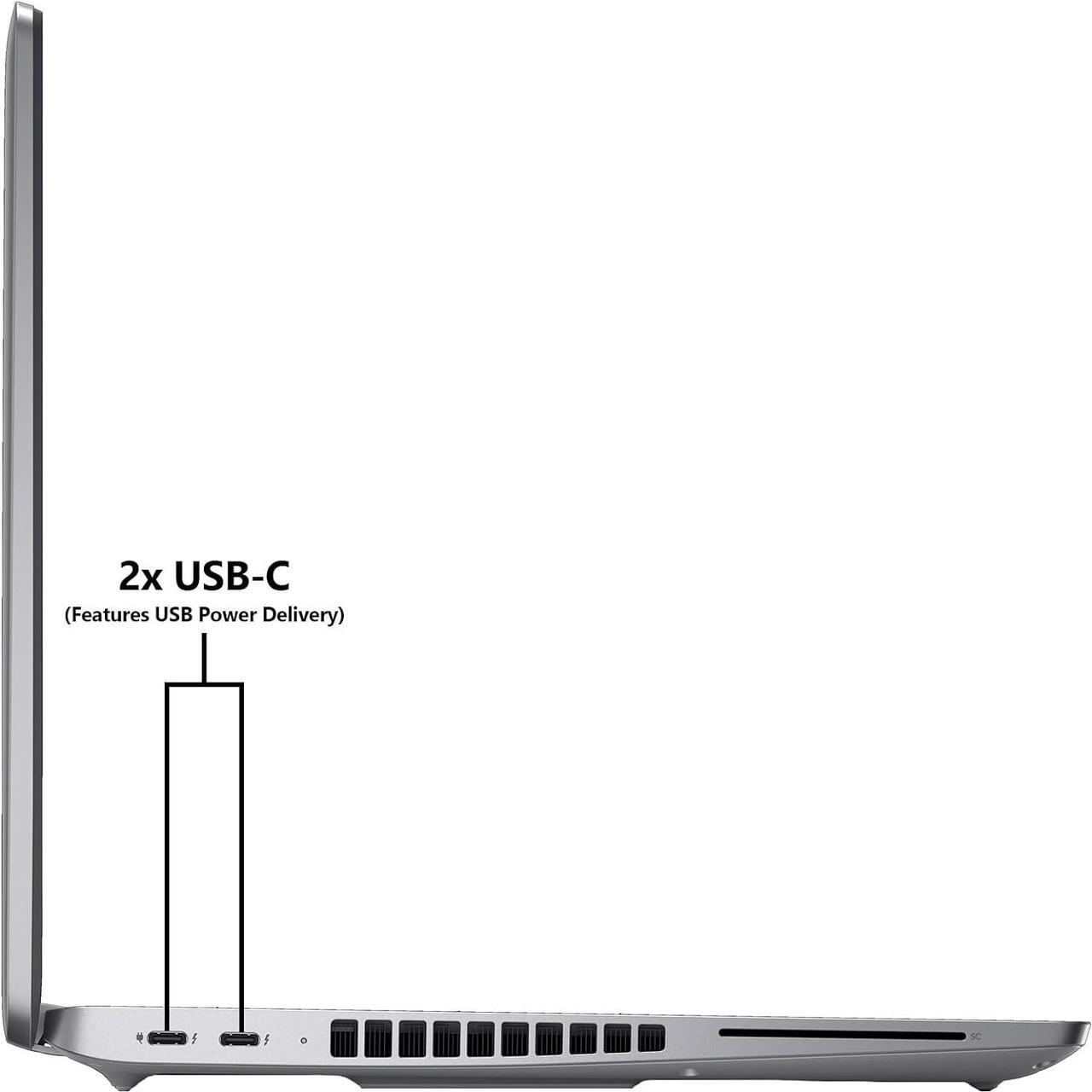 Alt view image 4 of 5 - Dell Latitude 5440 14" Full HD Laptop,13th Gen Intel Core i7-1355U Processor,32GB DDR4,512GB SSD,Intel HD Graphics,Wifi-AX,Bluetooth,ThunderBolt,RJ-45 Ethernet Port,Windows 11 Pro