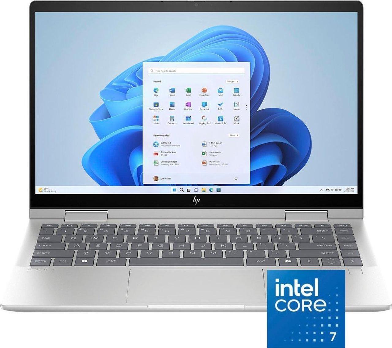 Main image of New HP Envy 14" Full HD Touchscreen 2-in-1 Laptop,Intel Core 7 150U Processor,16GB Ram,1TB SSD,Intel Graphics,Wifi-6,Windows 11 Pro