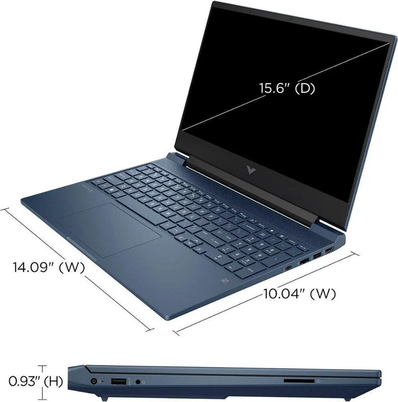 Alt view image 5 of 6 - HP Victus Full HD 1920x1080 144Hz Gaming Laptop,Intel Core i5-12450H Processor,32GB RAM,4TB SSD,4GB NVIDIA GeForce RTX 3050,Win 11 Pro