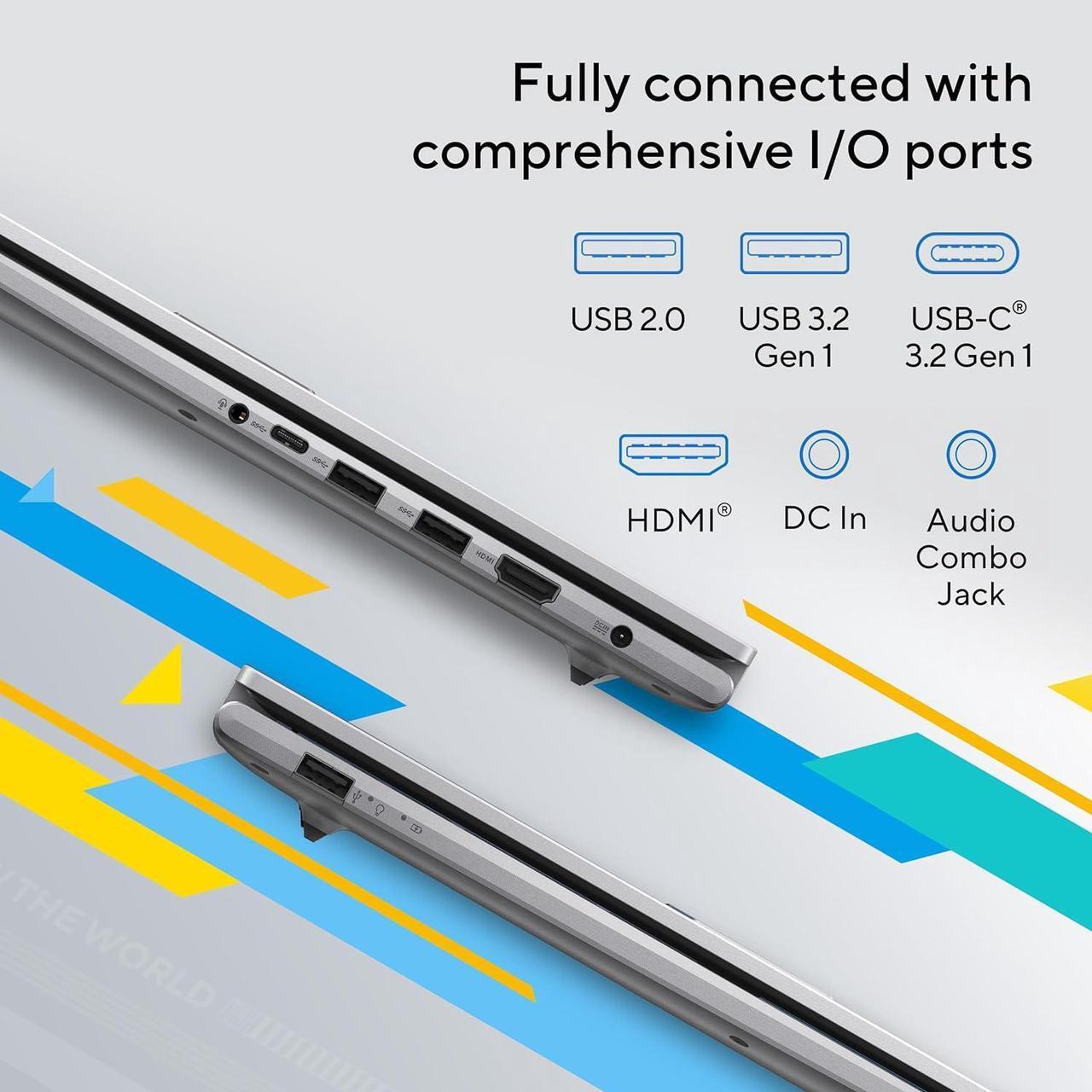 Alt view image 2 of 6 - ASUS Vivobook 17.3" Full HD Notebook,Intel Core 5 120U Processor,24GB RAM,4TB SSD,Intel Graphics,Wifi-AX,Windows 11 Pro