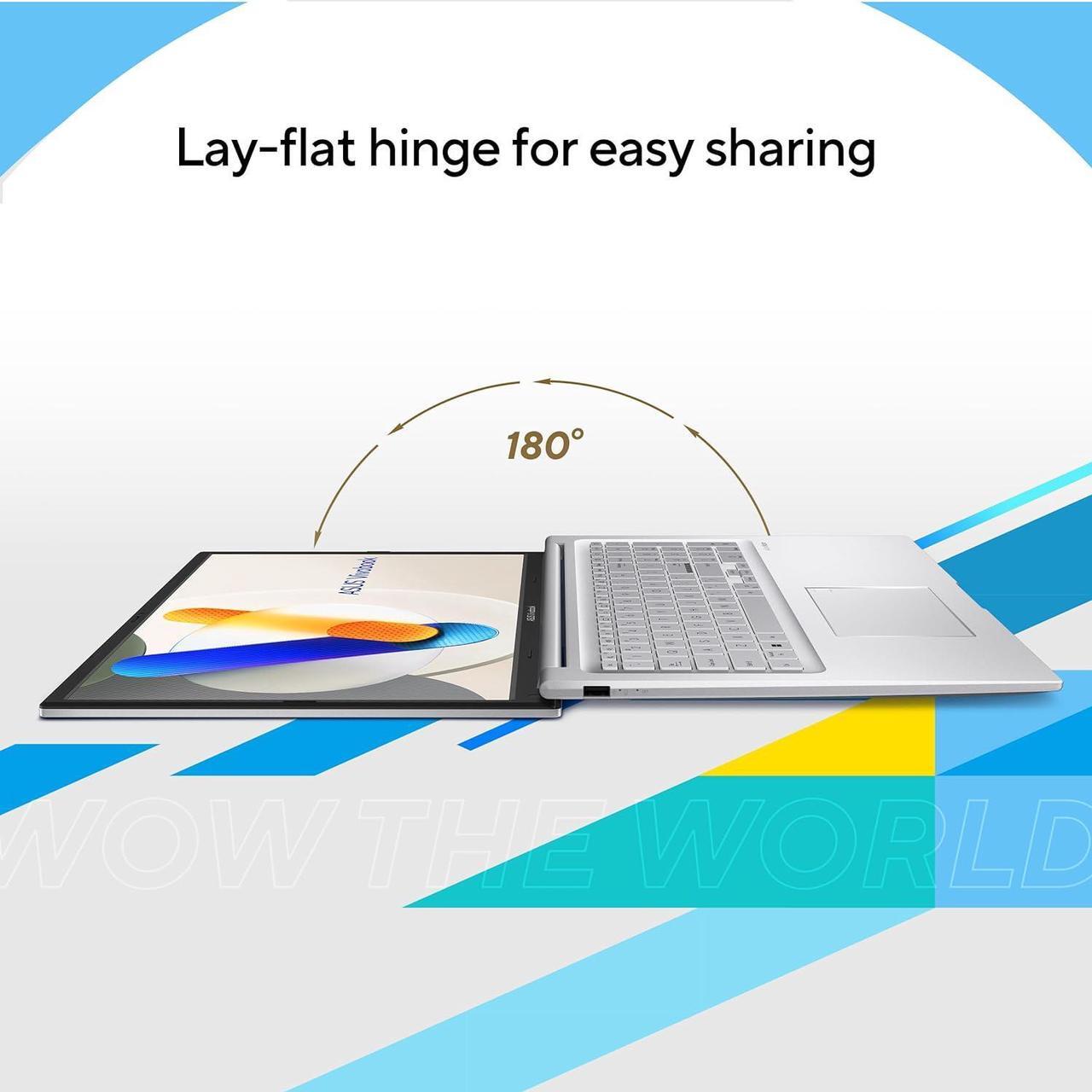 Alt view image 6 of 6 - ASUS Vivobook 17.3" Full HD Notebook,Intel Core 5 120U Processor,24GB RAM,4TB SSD,Intel Graphics,Wifi-AX,Windows 11 Pro