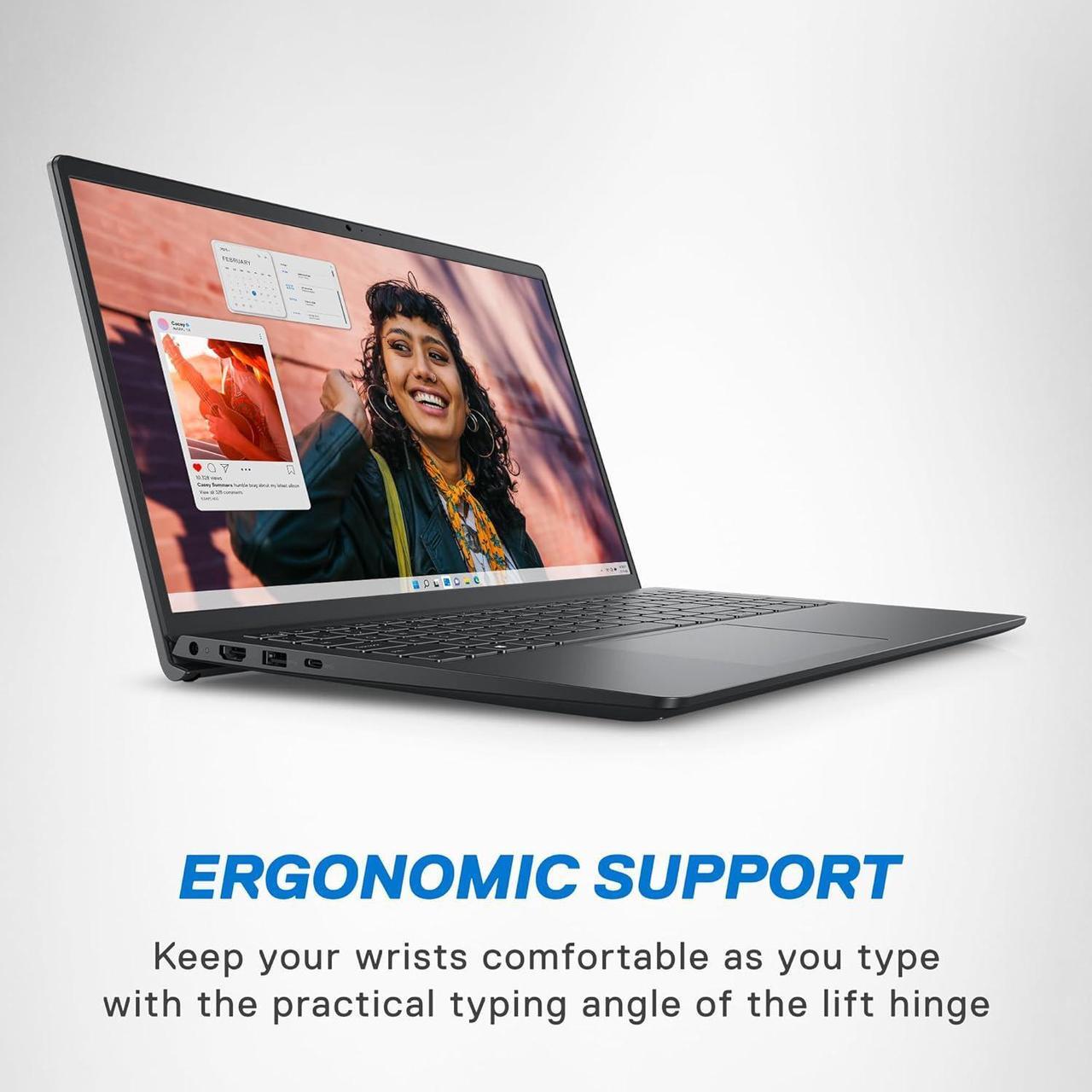 Alt view image 2 of 5 - Dell Inspiron 3530,15.6" Full HD TouchScreen Laptop, 13th Gen Intel Core i5-1335U Processor,8GB DDR4,4TB SSD,Intel Iris Xe Graphics, Wifi-6,Windows 11 Pro