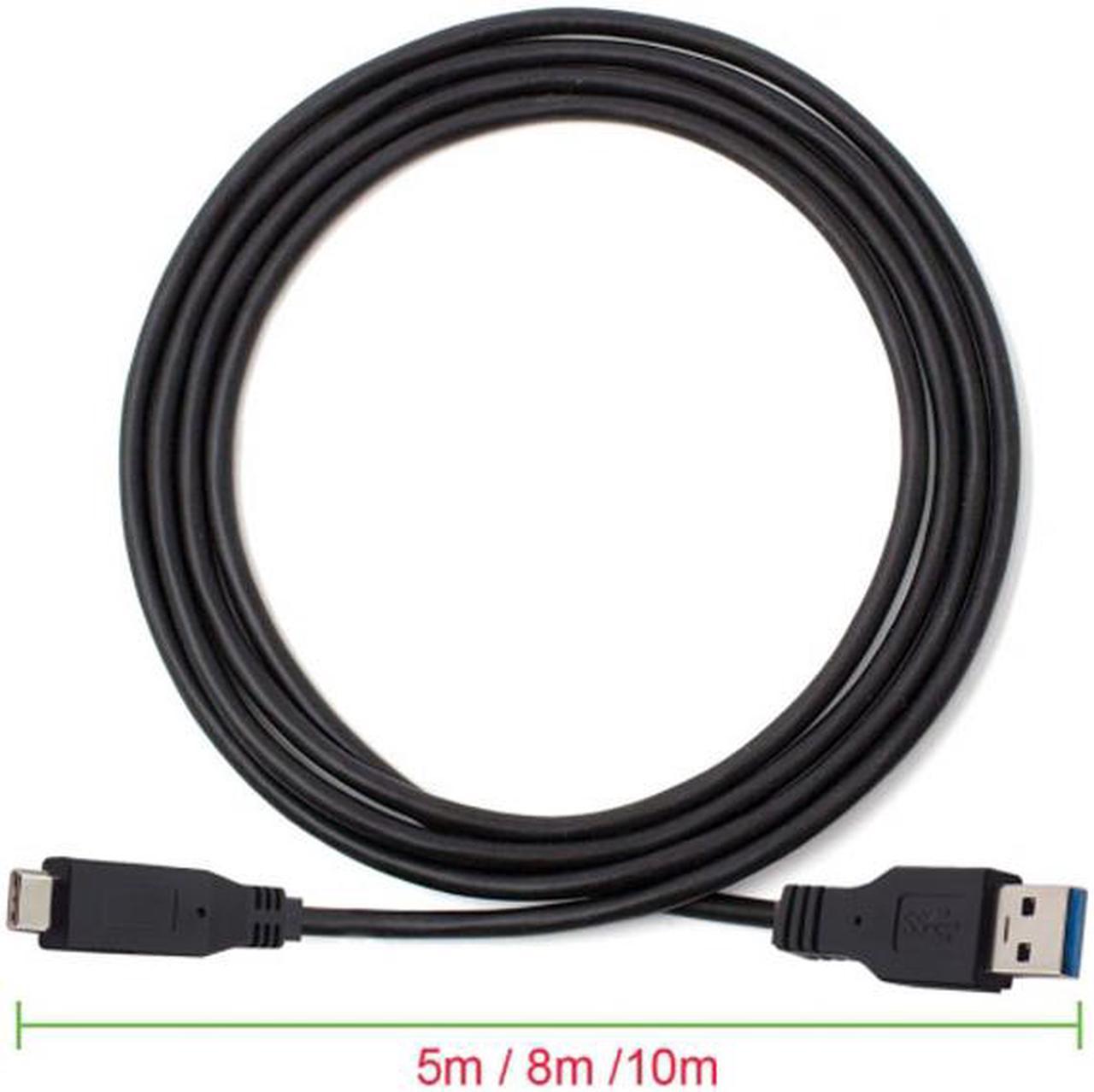 Chenyang  8m USB-C USB 3.1 Type C Male to USB3.0 Type A Male Data GL3523 Repeater Cable for Tablet & Phone & Hard Disk Drive