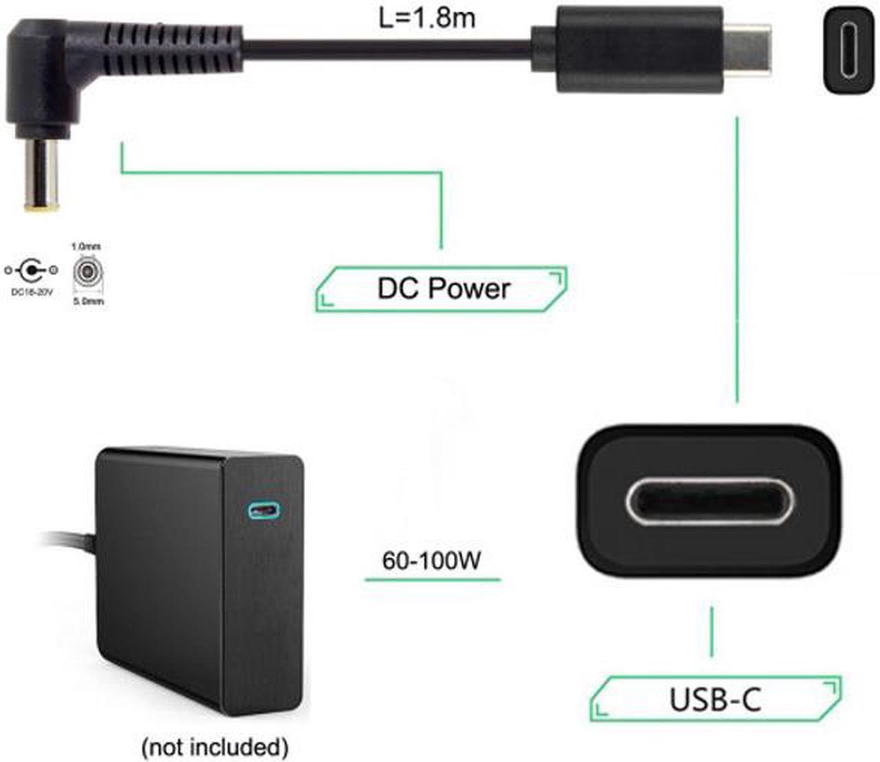 Alt view image 4 of 4 - CY Type C USB-C Input to 5.0*1.0mm Cable UC-216-5010MM