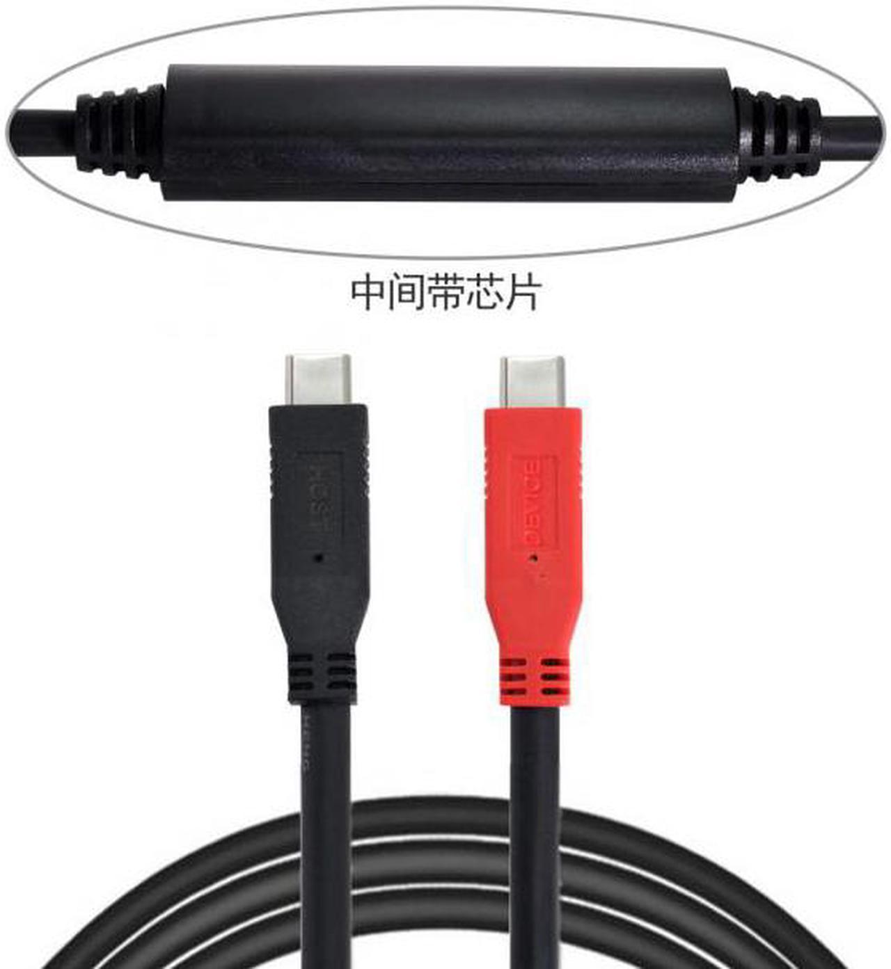 Chenyang 8m USB-C Type-C to USB-C 5Gbps Gen1 Chipset Repeater Data Cable Single-Way Transfer for Industrial Camera & Laptop PC & Disk