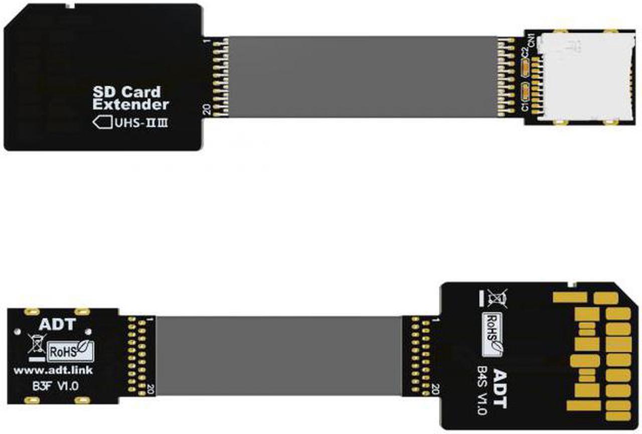 Chenyang SD Male Extender to TF Micro Card Female Extension Cable Adapter Flexible SD/SDHC/SDXC UHS-III UHS-3