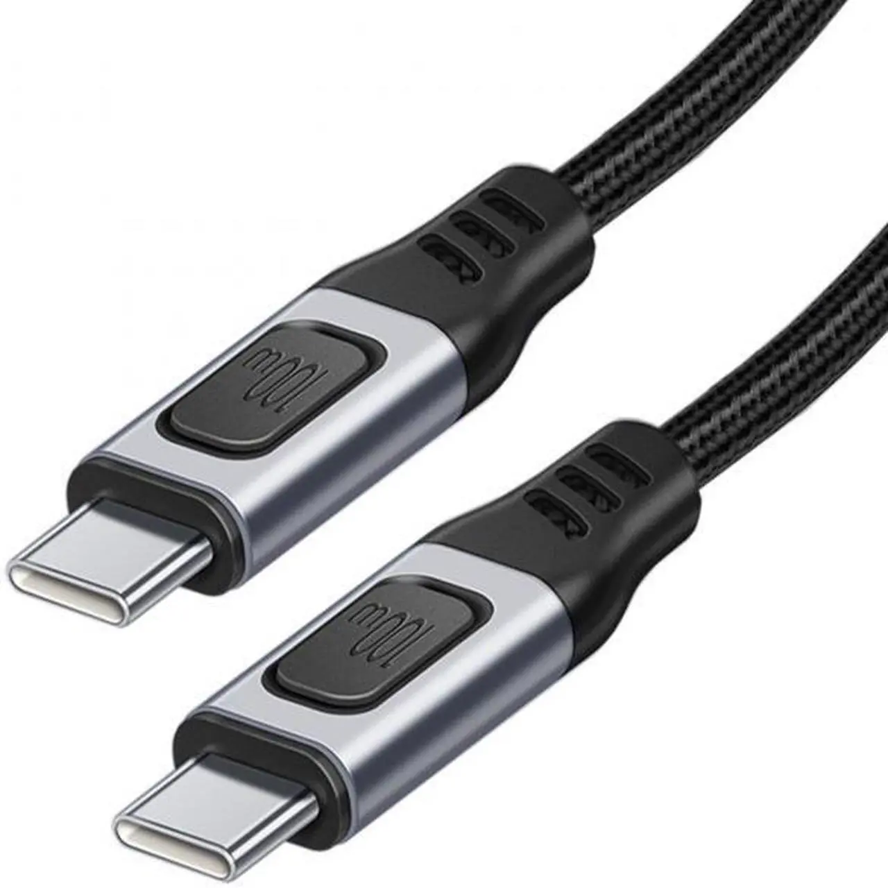 Alt view image 3 of 7 - CY Type-C USB-C Male to Male USB 2.0 Version Data Cable Support E-Marker 100W for Laptop and Phone
