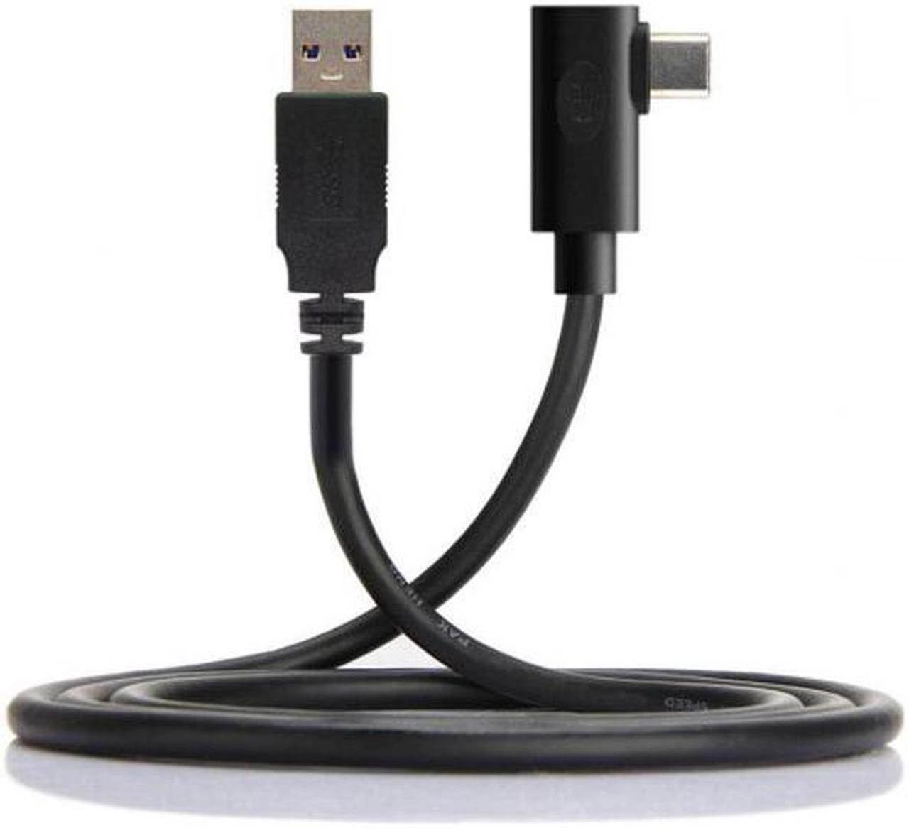 Chenyang CY Fit for Oculus Link VR USB 3.1 Type-C Left Right Angled Type to Standard USB3.0 Data Cable