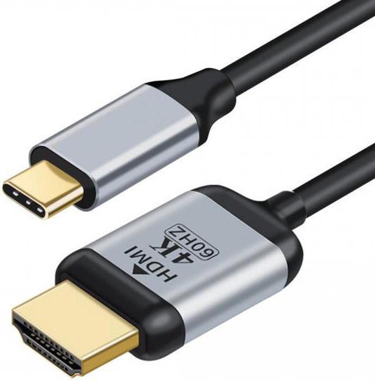 Chenyang UC-018-HDF USB 3.1 Type C USB-C Source to HDMI HDTV Displays Male 4K Monitor Cable for Laptop 1.8m