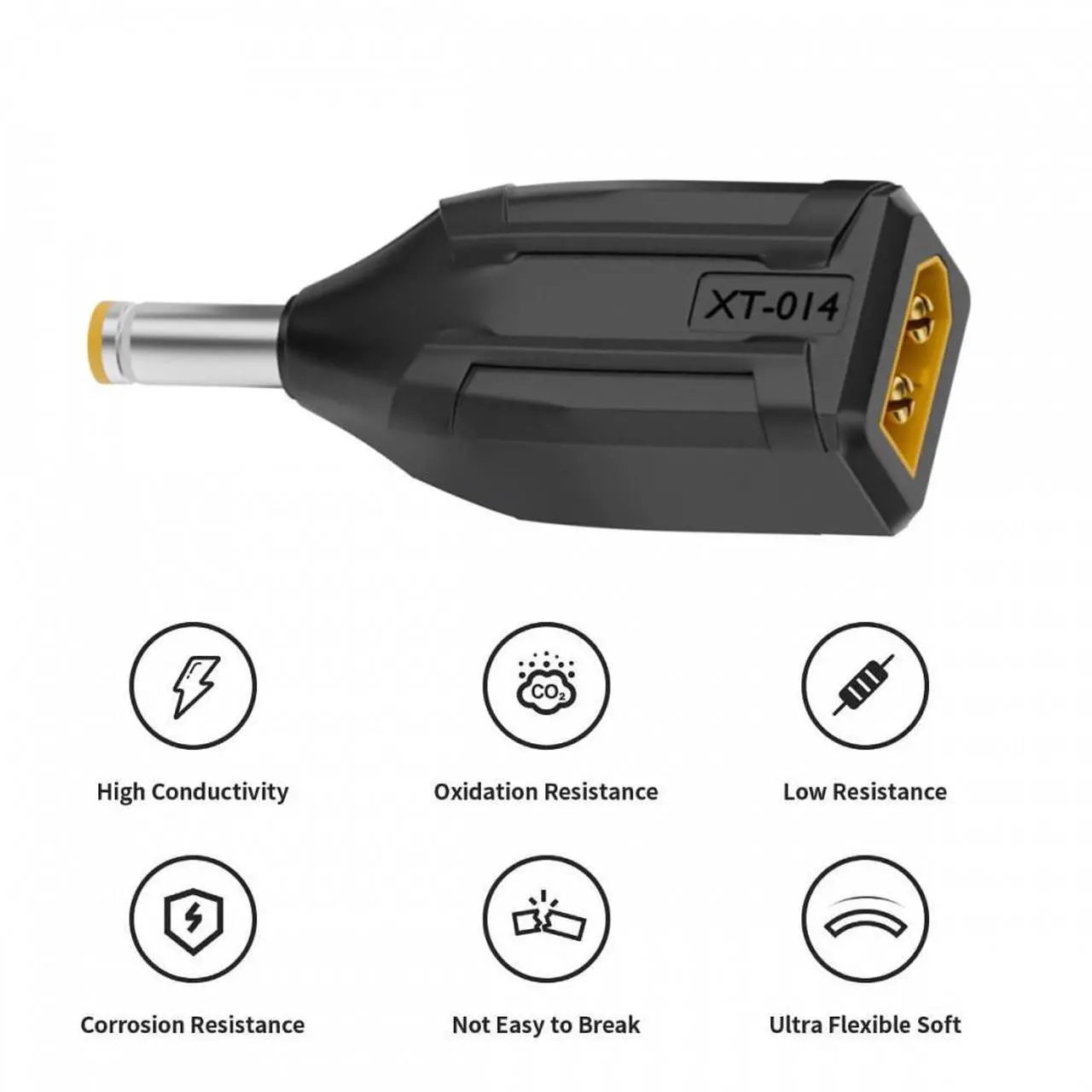 Alt view image 6 of 7 - CY XT60 Male SC100 Protocol to DC 5.5x2.5mm Male Fast Charging Adapter for RC Lipo Battery Quadcopter Multicopter Aeromodelling