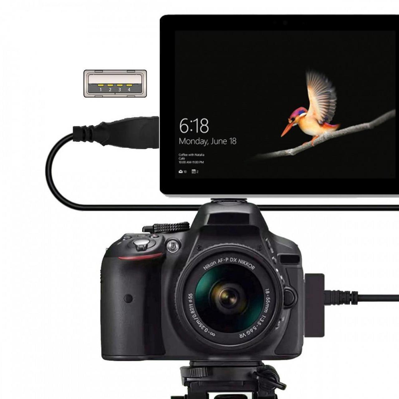 Alt view image 6 of 6 - Chenyang USB 2.0 Type-A to Camera Mini 8P Data Power Cable for Coolpix UC-E6 UC-E16 UC-E17 DSC-W DMC-S EX-Z