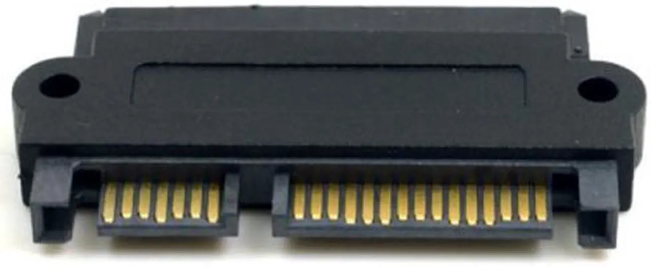 Alt view image 5 of 7 - Cablecc  SFF-8482 SAS 22 Pin to 7 Pin + 15 Pin SATA Hard Disk Drive Raid Adapter with 15 Pin Power Port