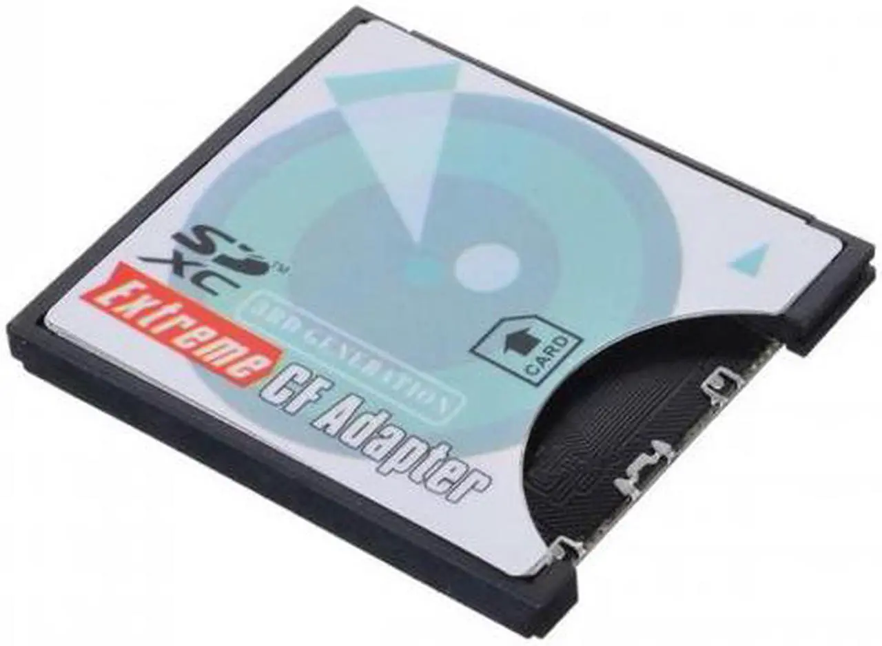 Alt view image 3 of 6 - Cablecc Camera SD SDHC SDXC to High-Speed Extreme Compact Flash CF Type I Memory Card Adapter