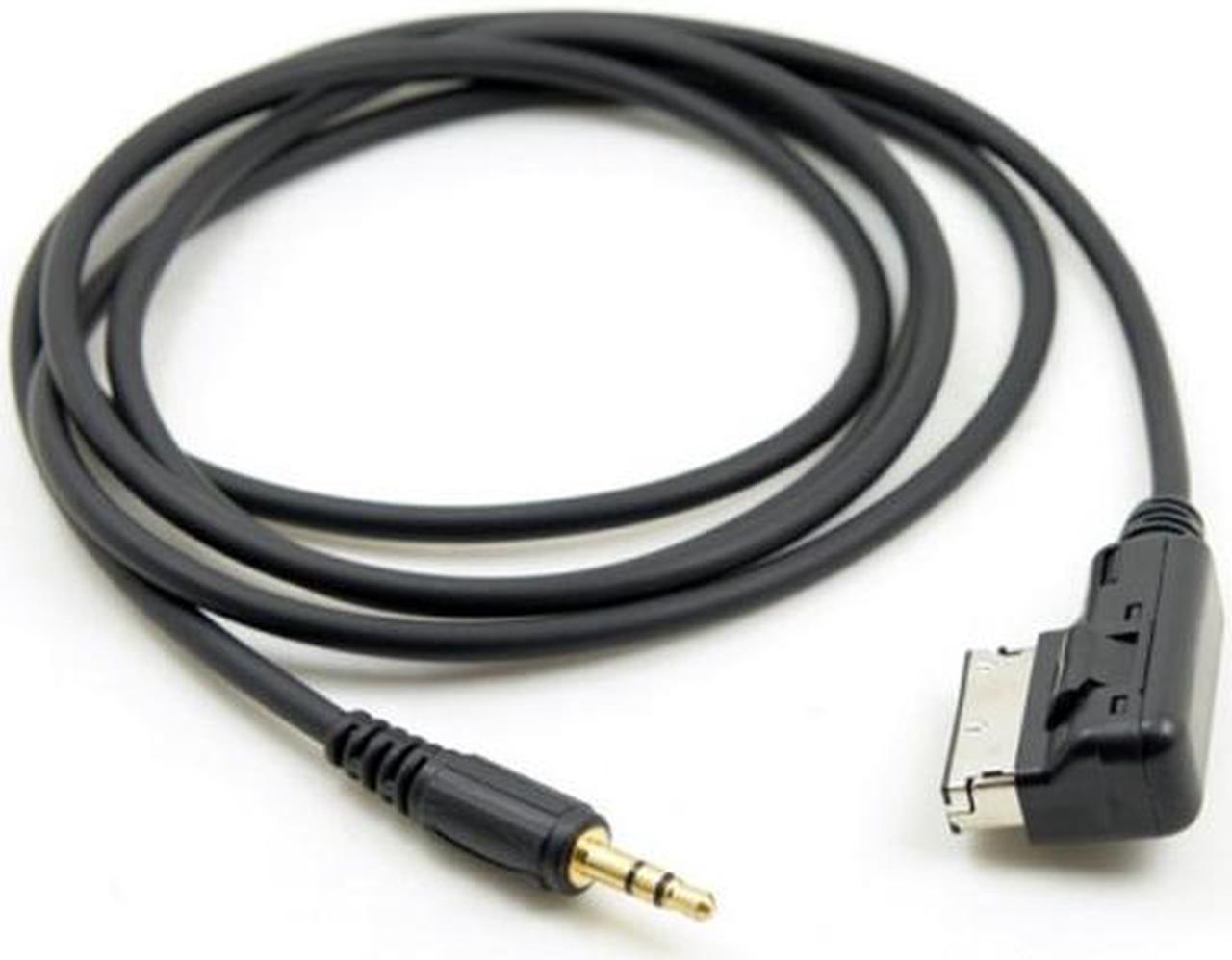 CHENYANG Media In AMI MDI to Stereo 3.5mm Audio Aux Adapter Cable For Car Mercedes Benz & iPhone & Cell Phone