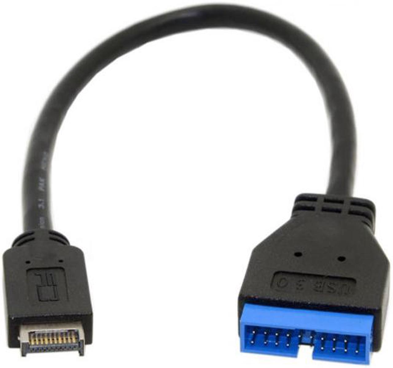 Alt view image 7 of 7 - Chenyang USB 3.1 Front Panel Header to USB 3.0 20Pin Header Extension Cable 20cm for ASUS Motherboard