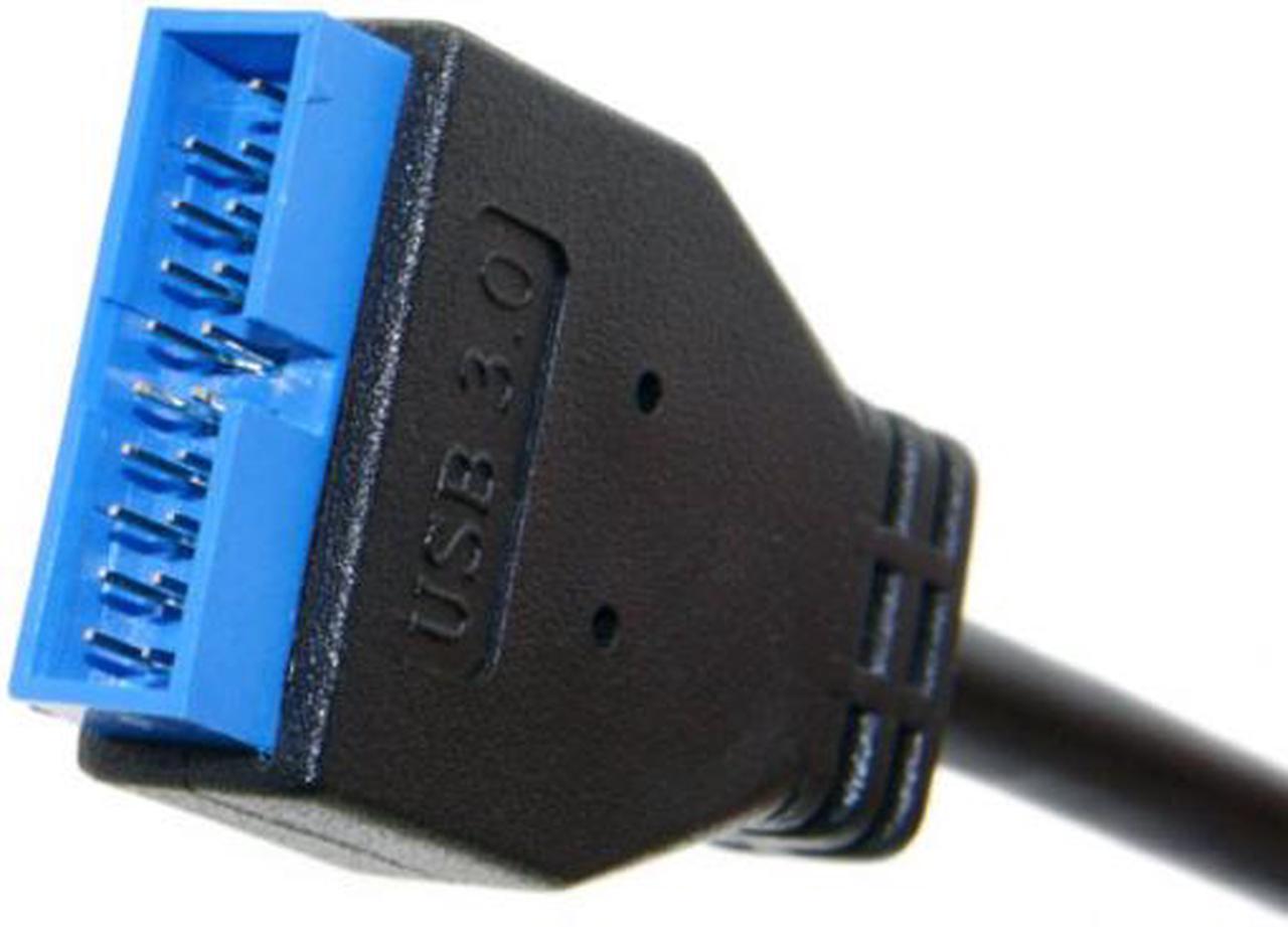 Alt view image 4 of 7 - Chenyang USB 3.1 Front Panel Header to USB 3.0 20Pin Header Extension Cable 20cm for ASUS Motherboard