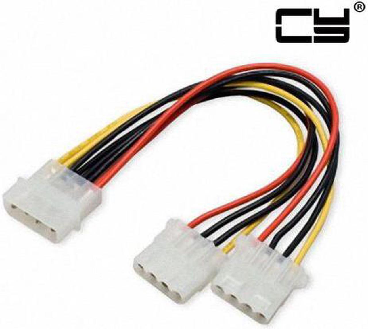 CHENYANG  IDE 4p to dual IDE Y Splitter 10cm hard disk Power supply Extension Cable