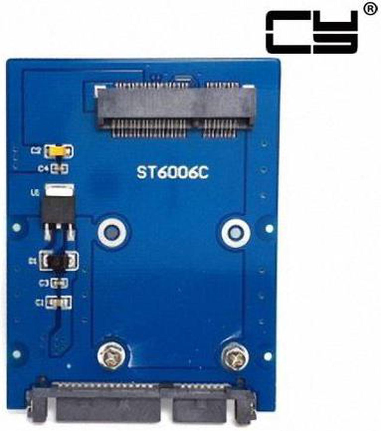 CHENYANG  Slim Type Mini PCI-E mSATA SSD to 2.5" SATA 3.0 22pin HDD Adapter Hard Disk PCBA