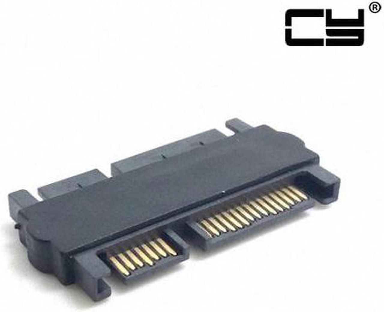 CHENYANG  3.5" & 2.5inch SATA 22Pin 7+15 Male to SATA 22P 7+15 Male extension convertor Straight adapter