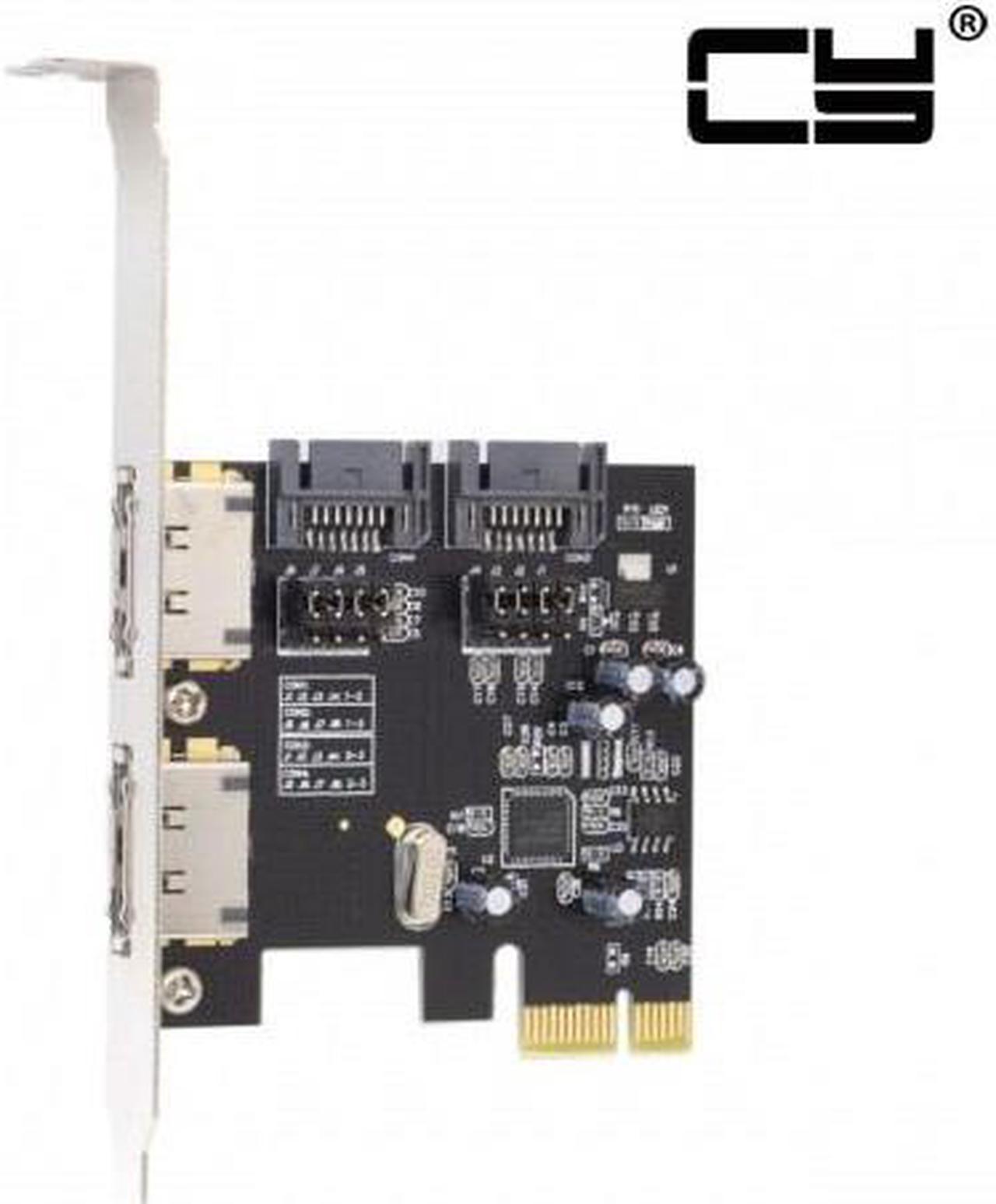 CHENYANG  PCI-E To 4 Ports SATA 3.0 ESATA PCIE SATA3 6Gbps Expansion Card PCI-E Adapter