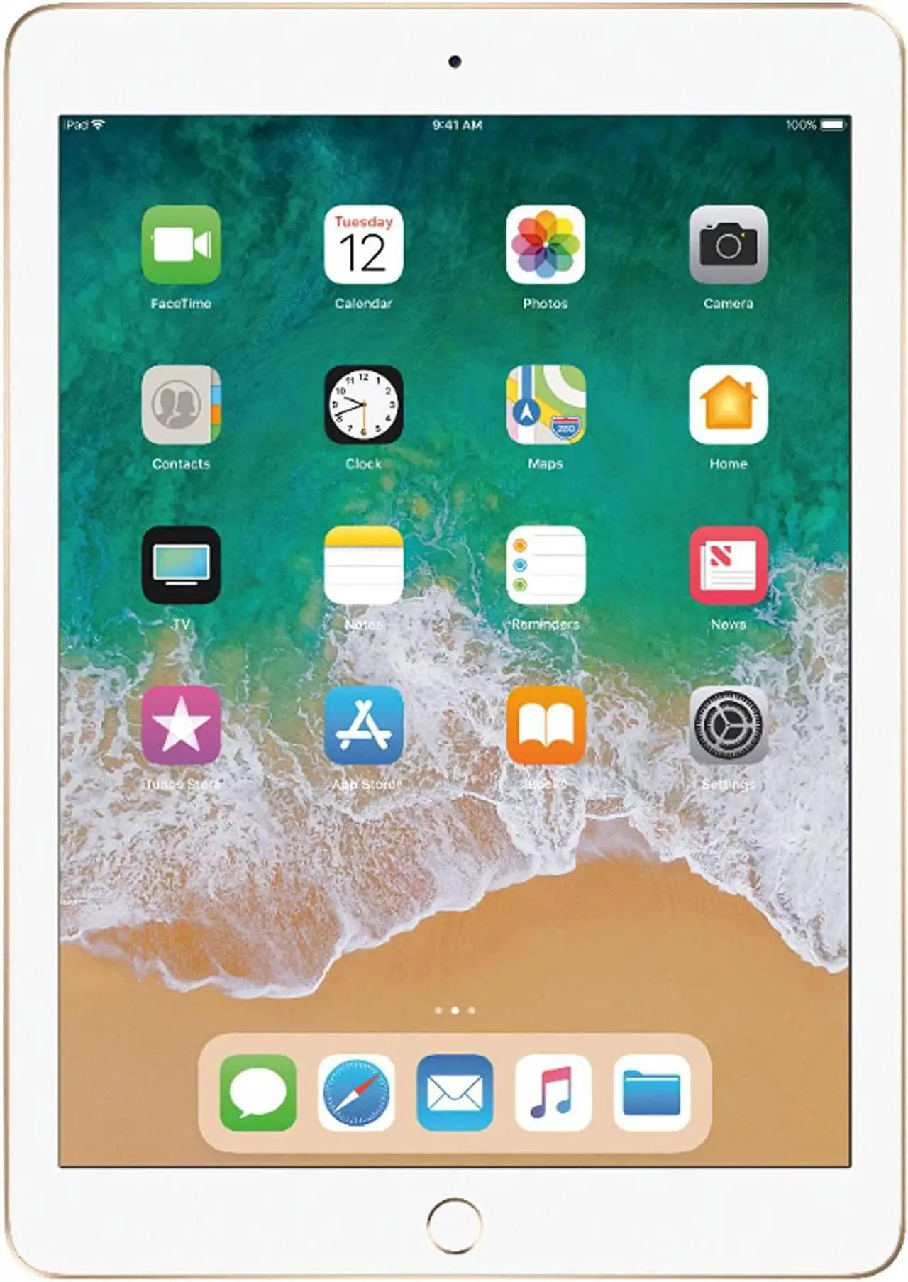 Alt view image 2 of 3 - Apple iPad 5th Generation 9.7" 128GB Gold (WiFi) Grade A
