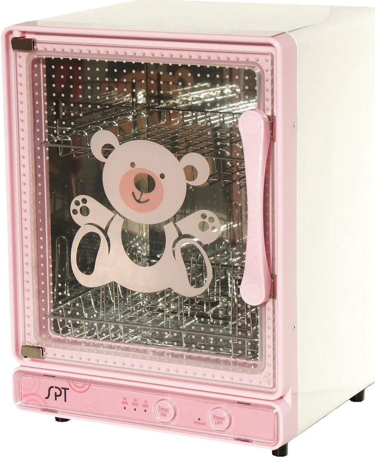 Alt view image 4 of 5 - SPT Baby Bottle Sterilizer & Dryer - Pink