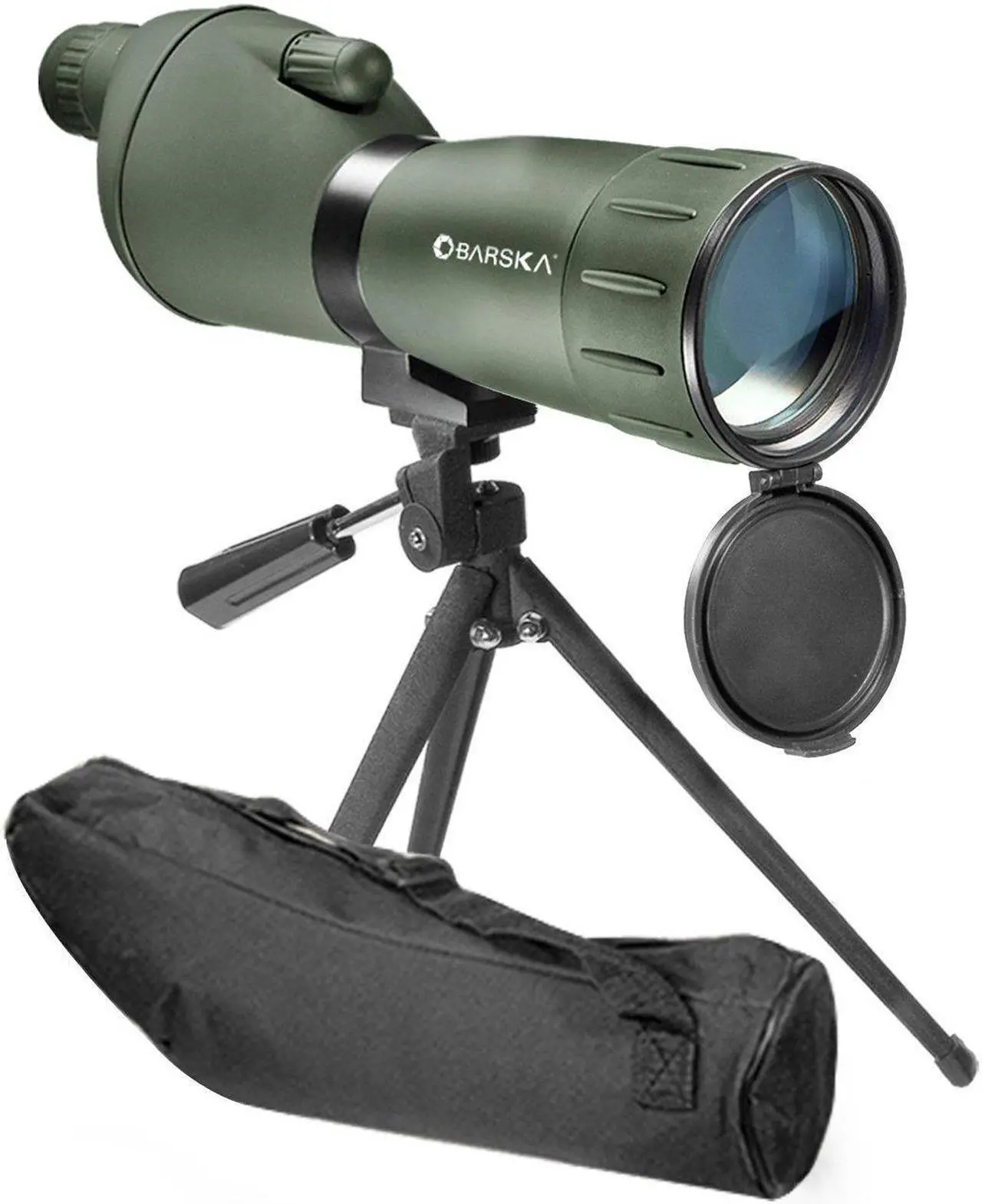 Alt view image 9 of 15 - Barska Colorado 20-60x60 Straight-Body Spotting Scope w/ Tripod CO10866