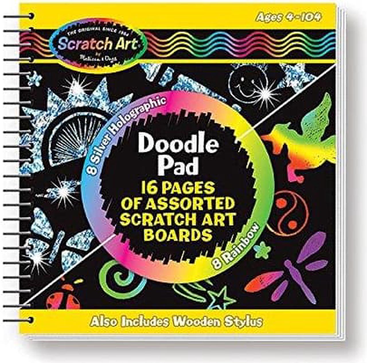Alt view image 8 of 10 - Melissa and Doug 5947 Scratch Magic Doodle - Prepacked 24 unit Display - 3287