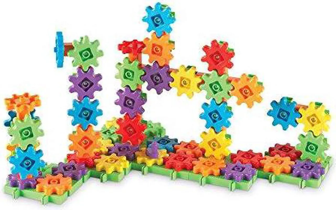 Alt view image 8 of 20 - LEARNING RESOURCES LER9162 GEARS! BEGINNERS BUILDING SET-95 PIECES