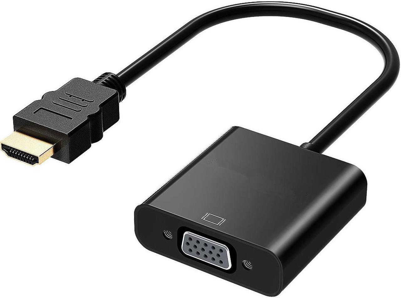 1080P HDMI Male to VGA Female Video Converter Adapter Cable For PC Laptop HDTV Projectors and other HDMI input devices