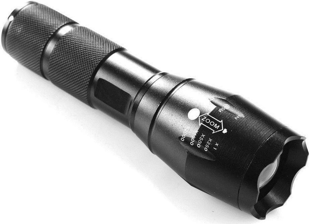 Alt view image 4 of 7 - X800 Bright Tactical Flashlight LED Military Zoomable Torch Lamp Light G700
