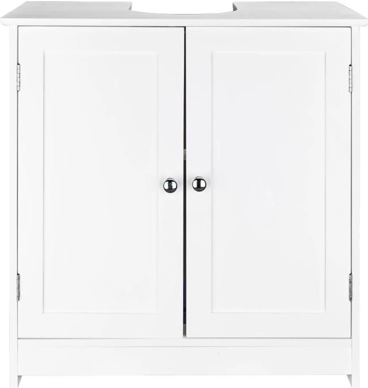 Alt view image 7 of 7 - New Sink Storage Bathroom Vanity Cabinet Space Saver Organizer White