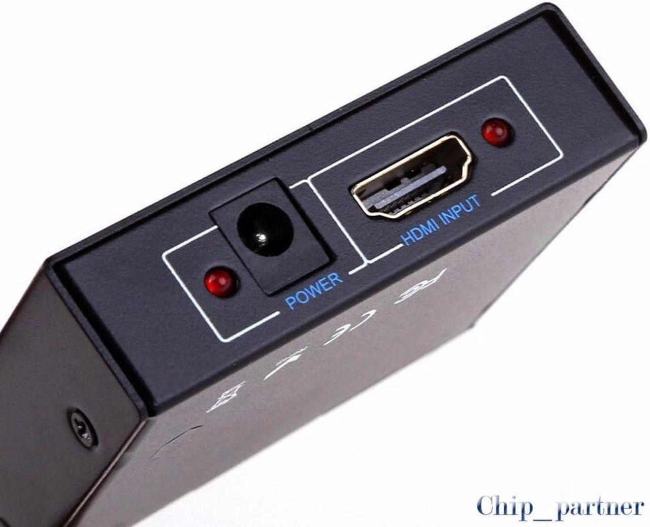 Alt view image 7 of 7 - HDMI Auto Switch Distributor Splitter 2 in 1 Out 1080p for HD Video and Audio