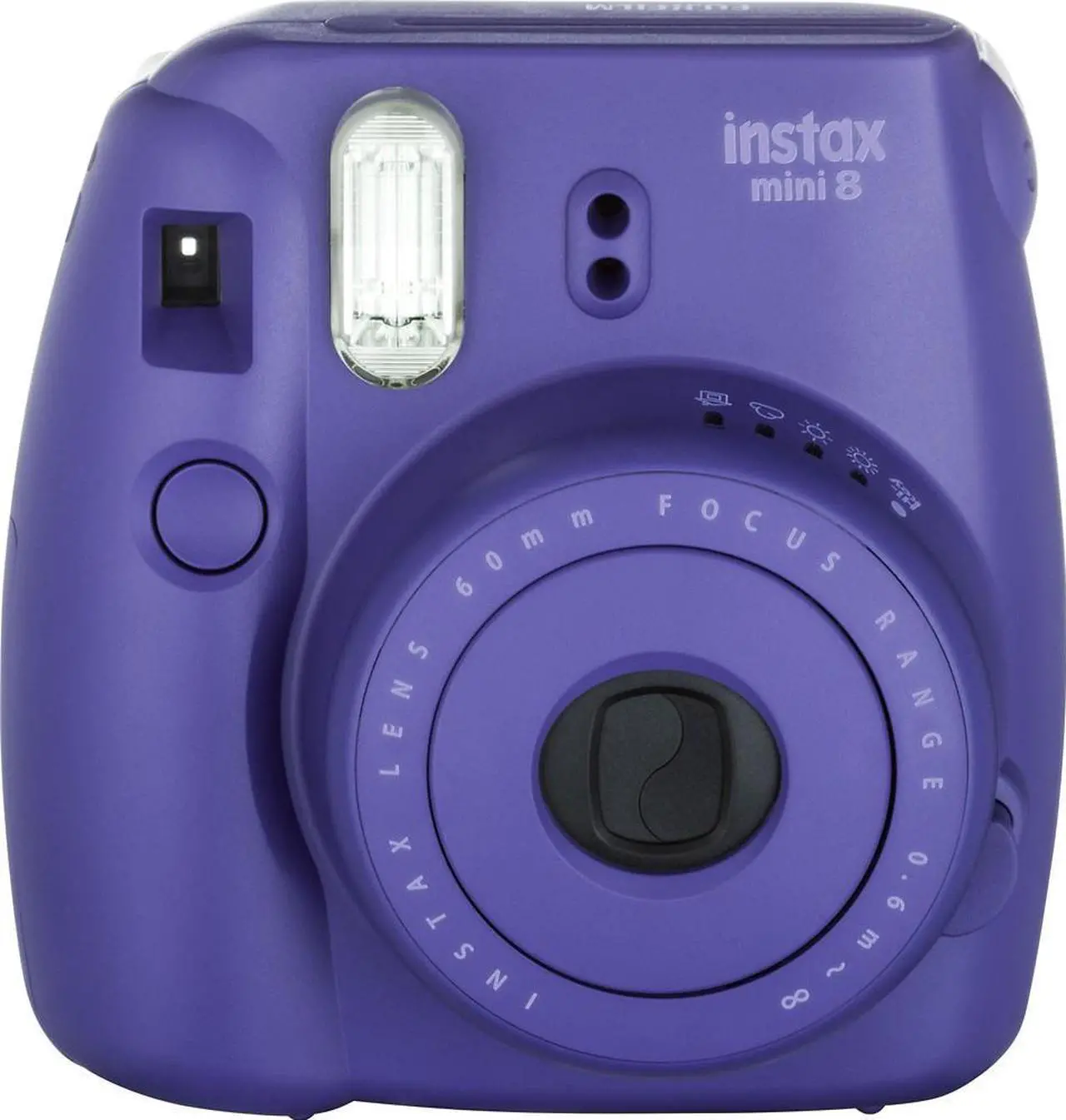 Alt view image 6 of 13 - Fujifilm Instax Mini 8 Instant Film Camera (Grape)