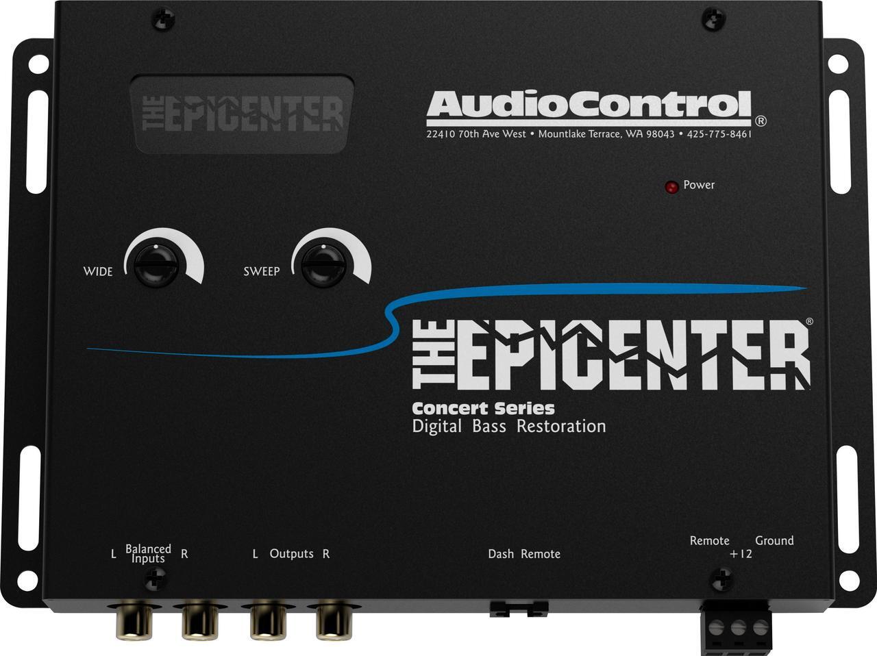 Alt view image 13 of 19 - AUDIOCONTROL EPICENTERBLACK Bass processor - black - Concert Series