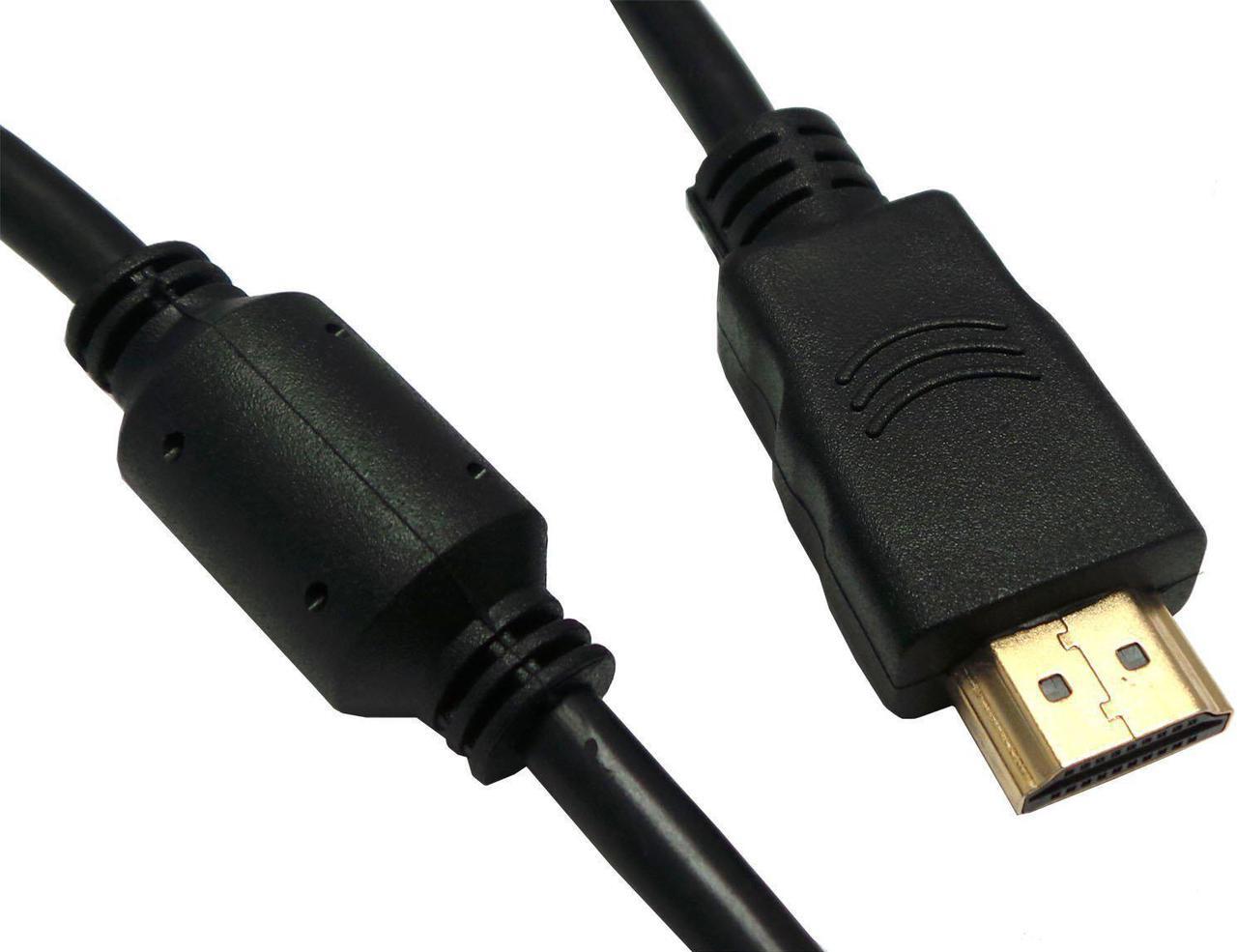 Alt view image 3 of 5 - CableVantage Premium 25 Feet 25FT HDMI CableGold Series High Speed HDMI Cable with Ferrite Core for PS4 X-Box HD-DVR Digital/Satellite Cable HDTV 1080P