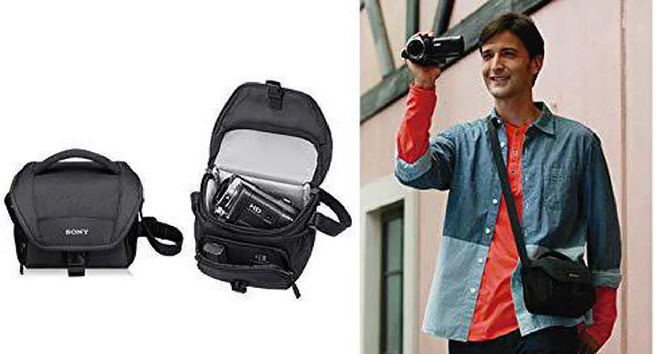 Alt view image 15 of 20 - Stylish and Compact Camcorder Carrying Case