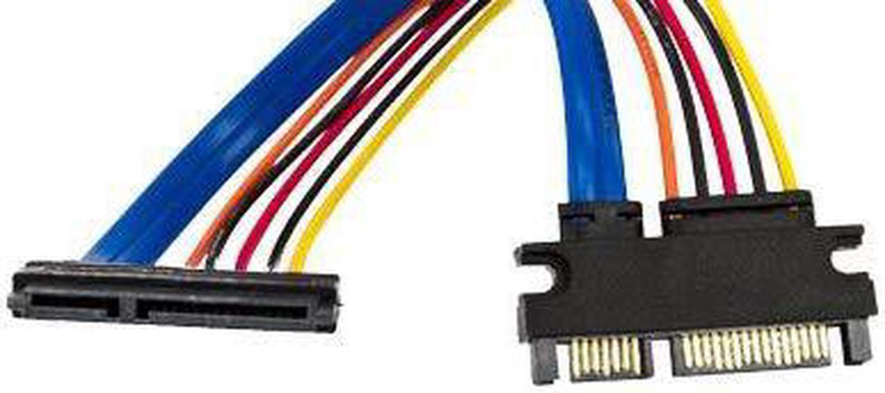 22 Pin SATA Male to Female Extension Cable 20 inches